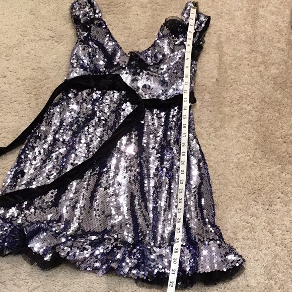 Free People lavender sequin dress, NWT - Picture 8 of 9